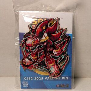 Sonic The Hedgehog Shadow Painterly Series Enamel Pin C2E2 2025 Sega Badge